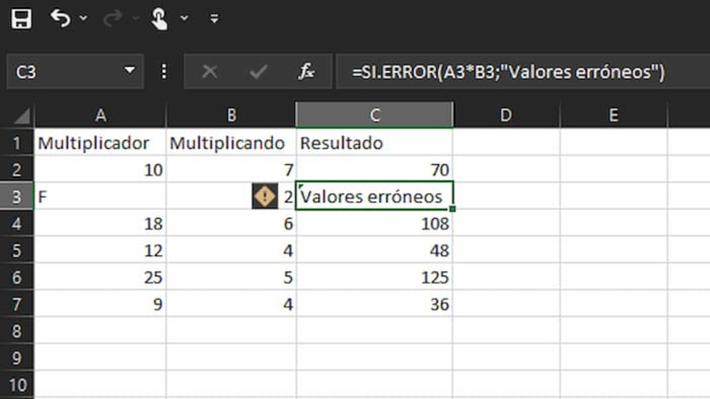 Cómo redondear en Excel el resultado de una fórmula